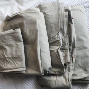 Coyuchi Organic Cotton Sheets, Shams, and Duvet